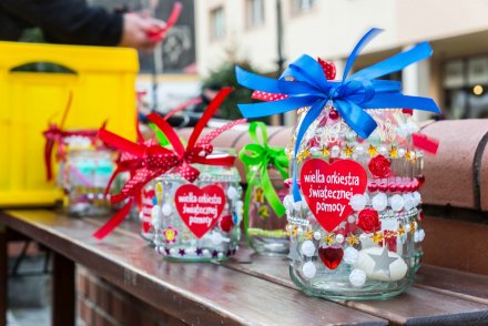 Lampiony wykonane podczas warsztatów plastycznych